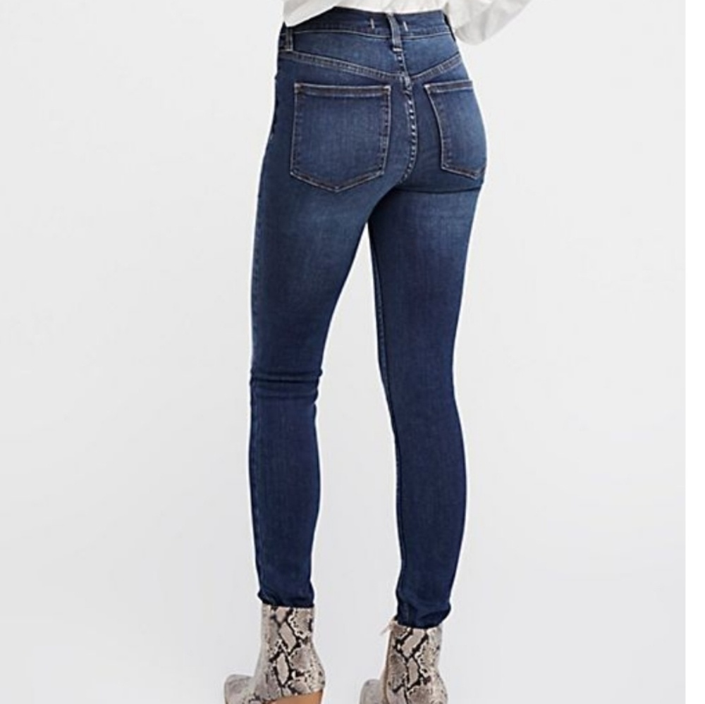 NWT Free People High Rise Long and Lean - Picture 5 of 5